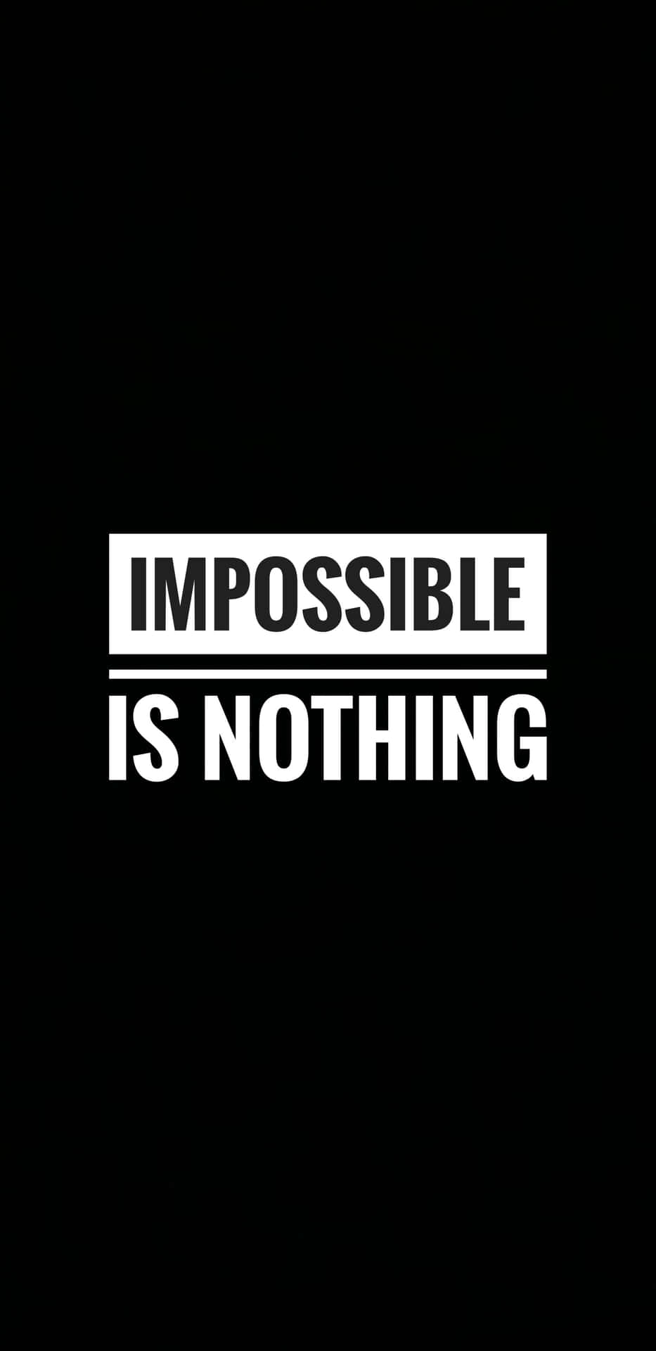 Impossible Is Nothing - T-shirt Background