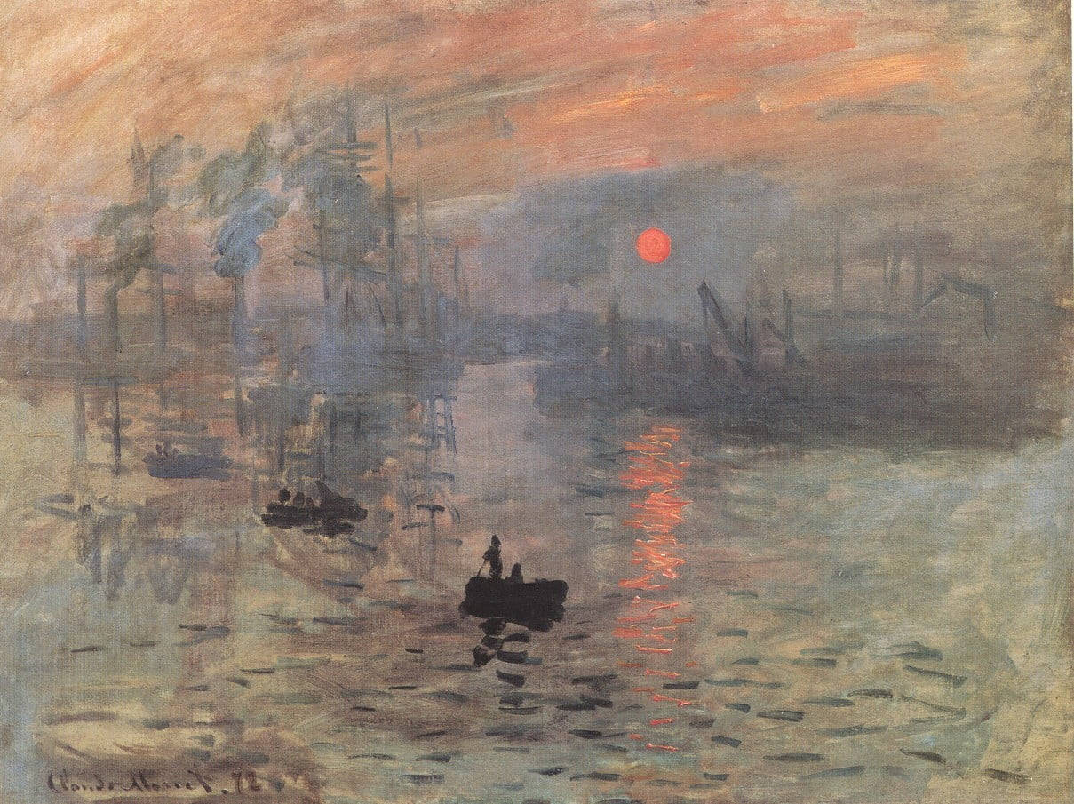 Impression Sunrise Monet Background