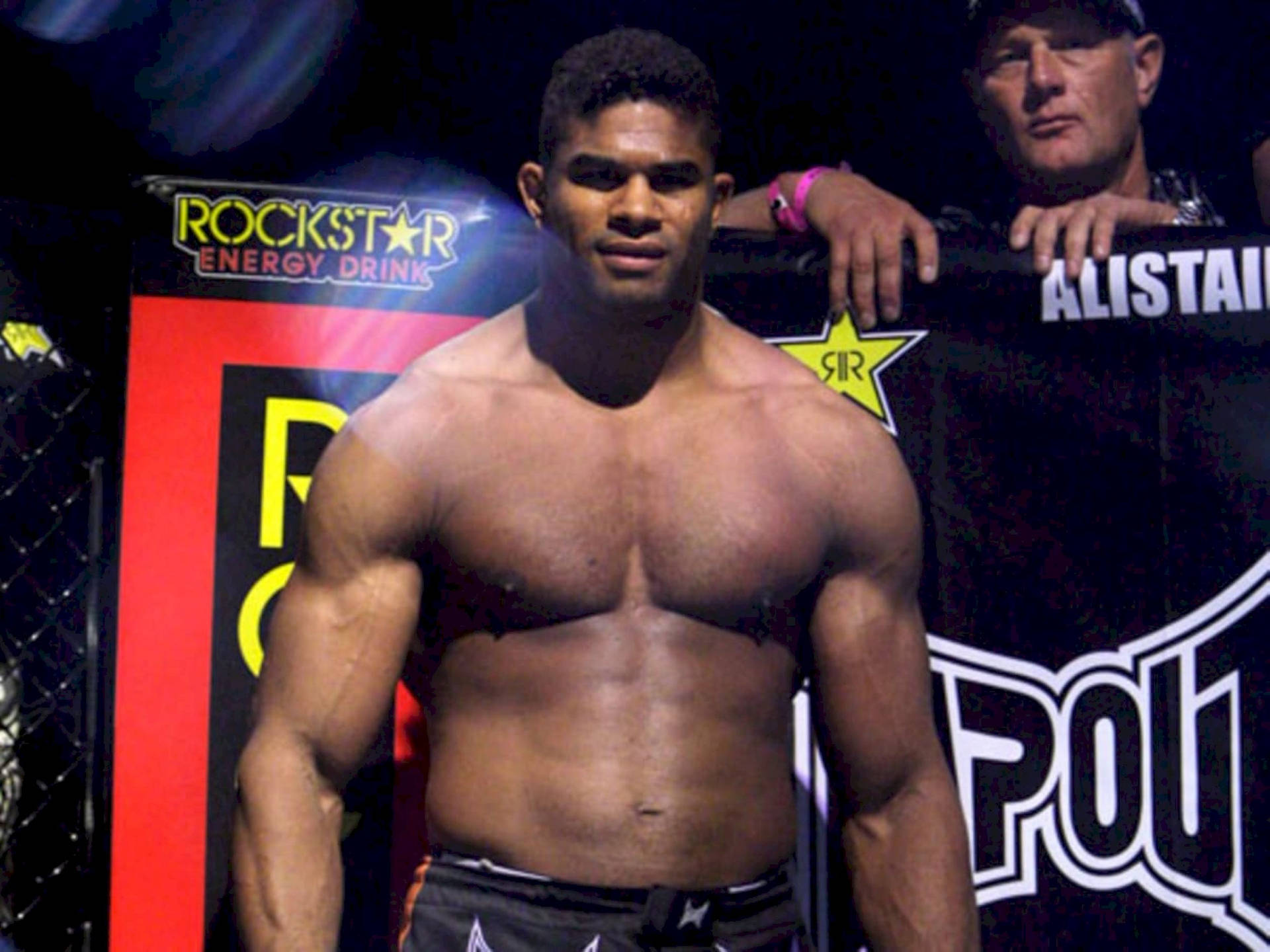 Impressive Alistair Overeem Muscular Body Background