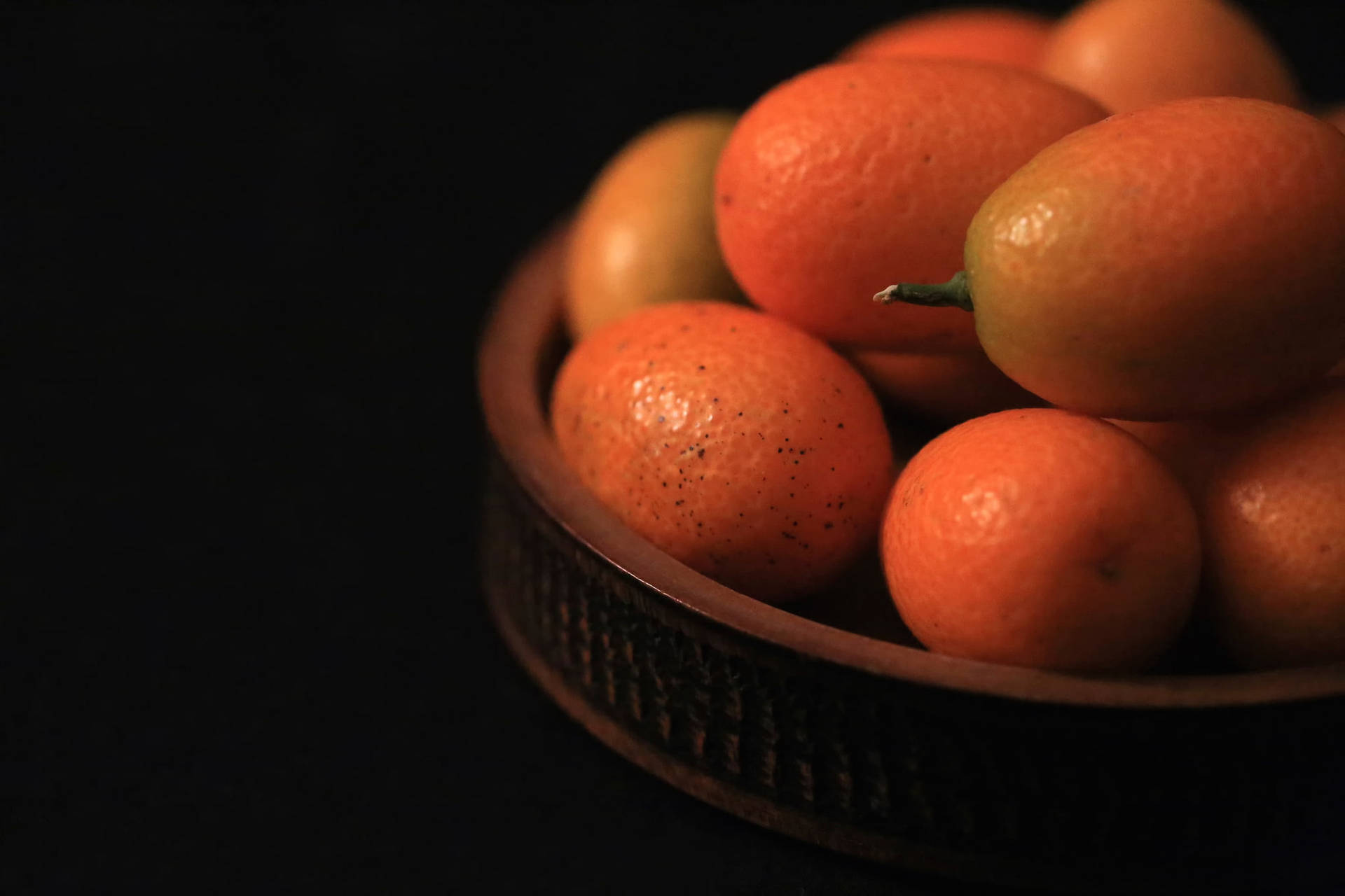 Impressive Kumquat Fruits Still Life Shot