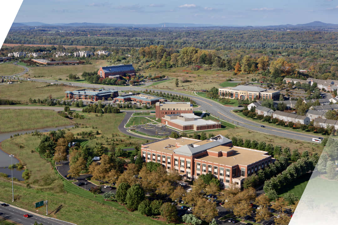 Impressive View Of George Washington University In Virginia Background