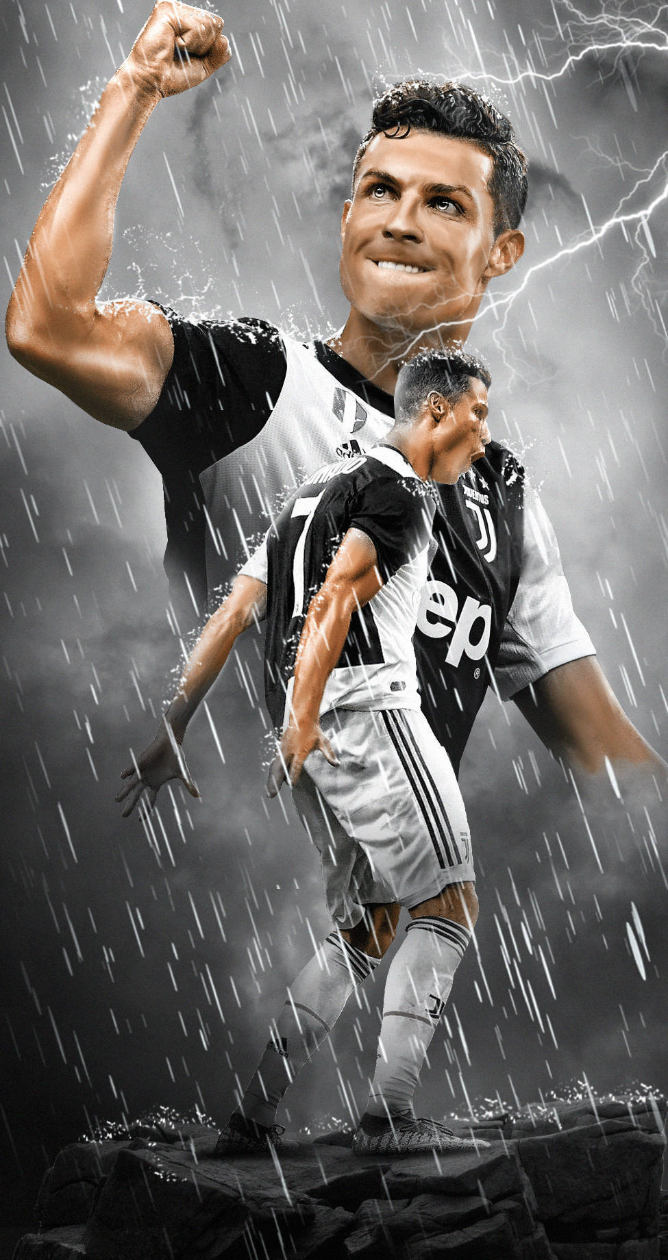 In A Storm Cr7 3d Background