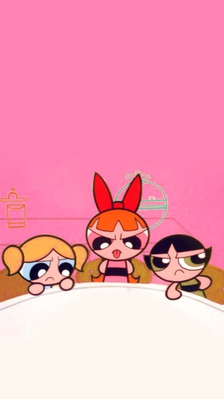 In A World Of Pastels, Follow Your Heart And Live The Powerpuff Girls Aesthetic. Background