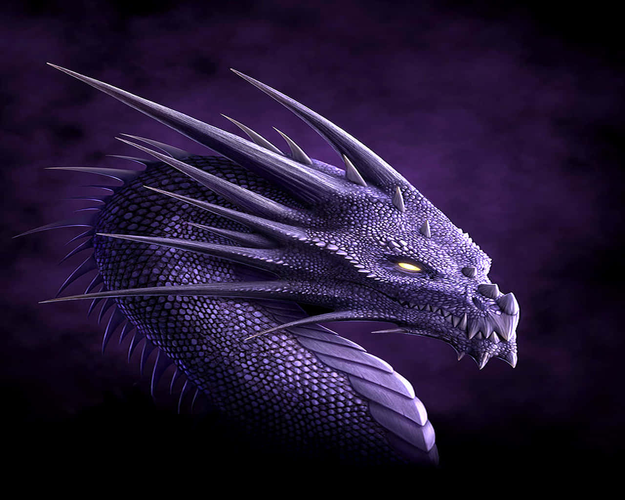 In Awe Of The Mythical Real Dragon Background
