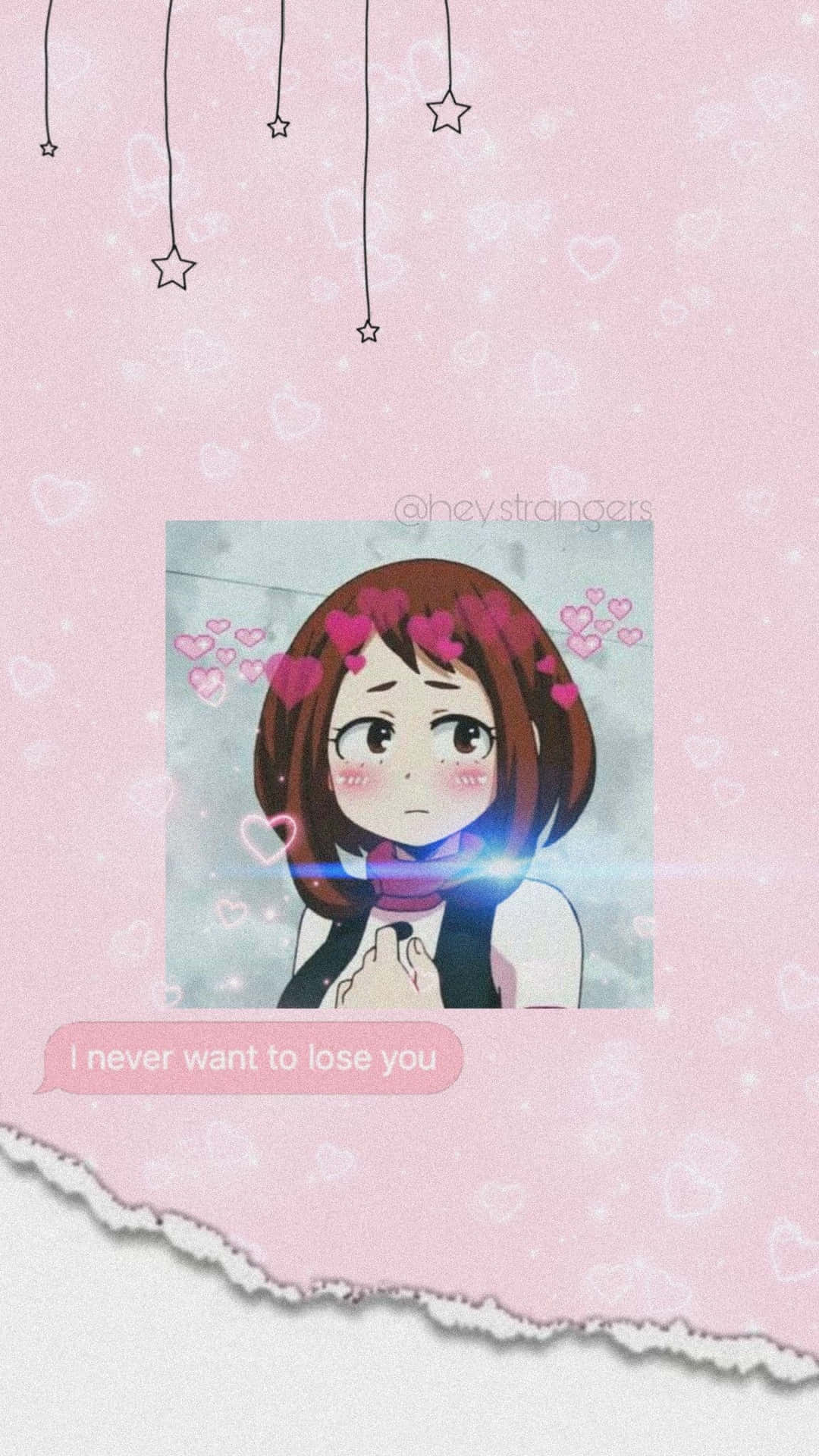 In Love Uraraka Aesthetic Background