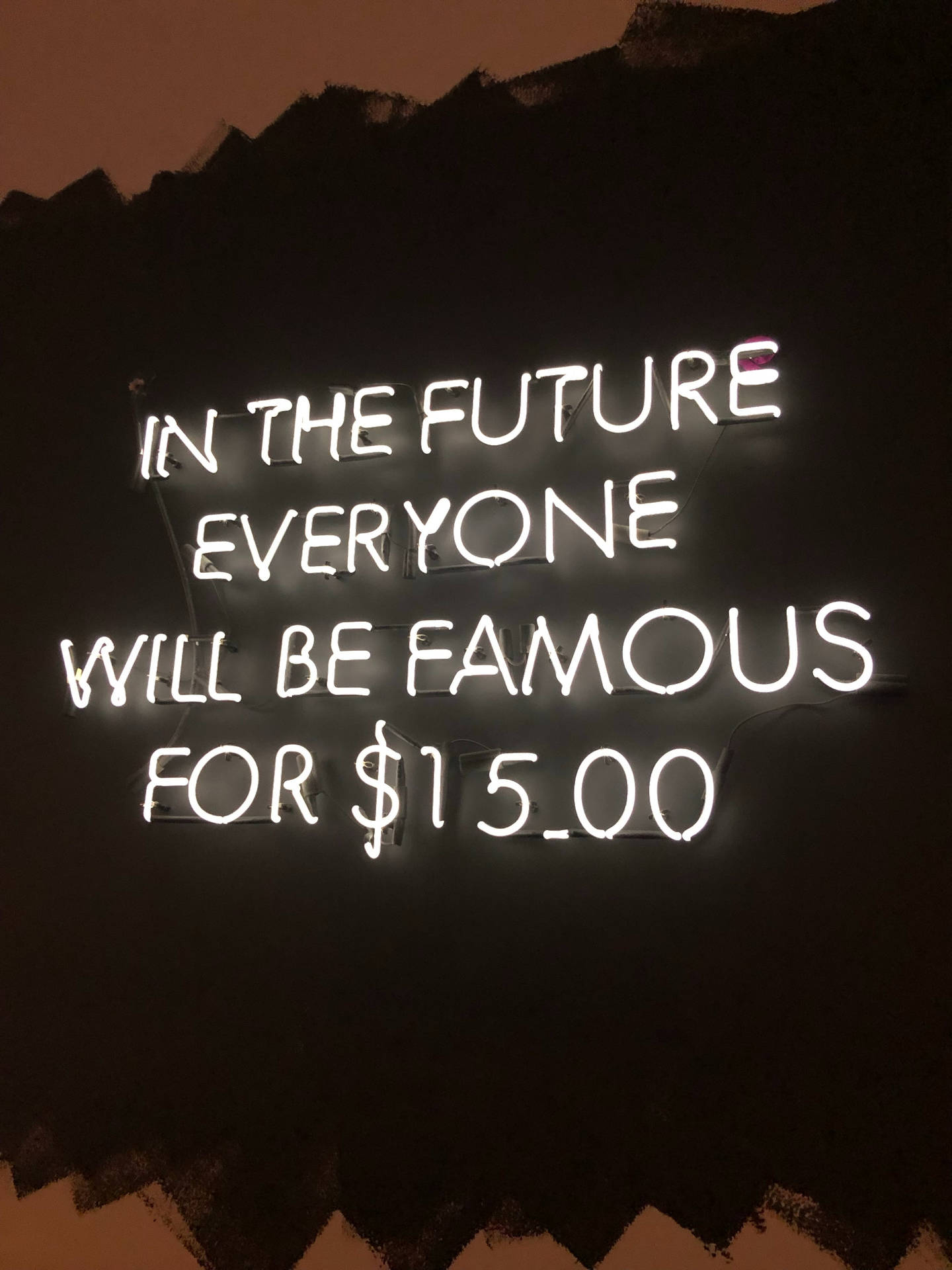 In The Future White Neon Aesthetic