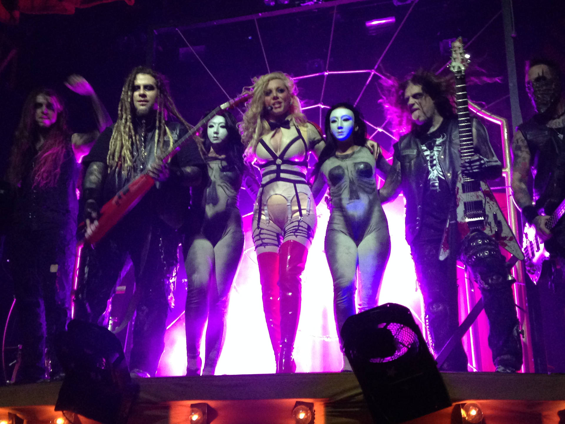 In This Moment Black Widow Tour Background