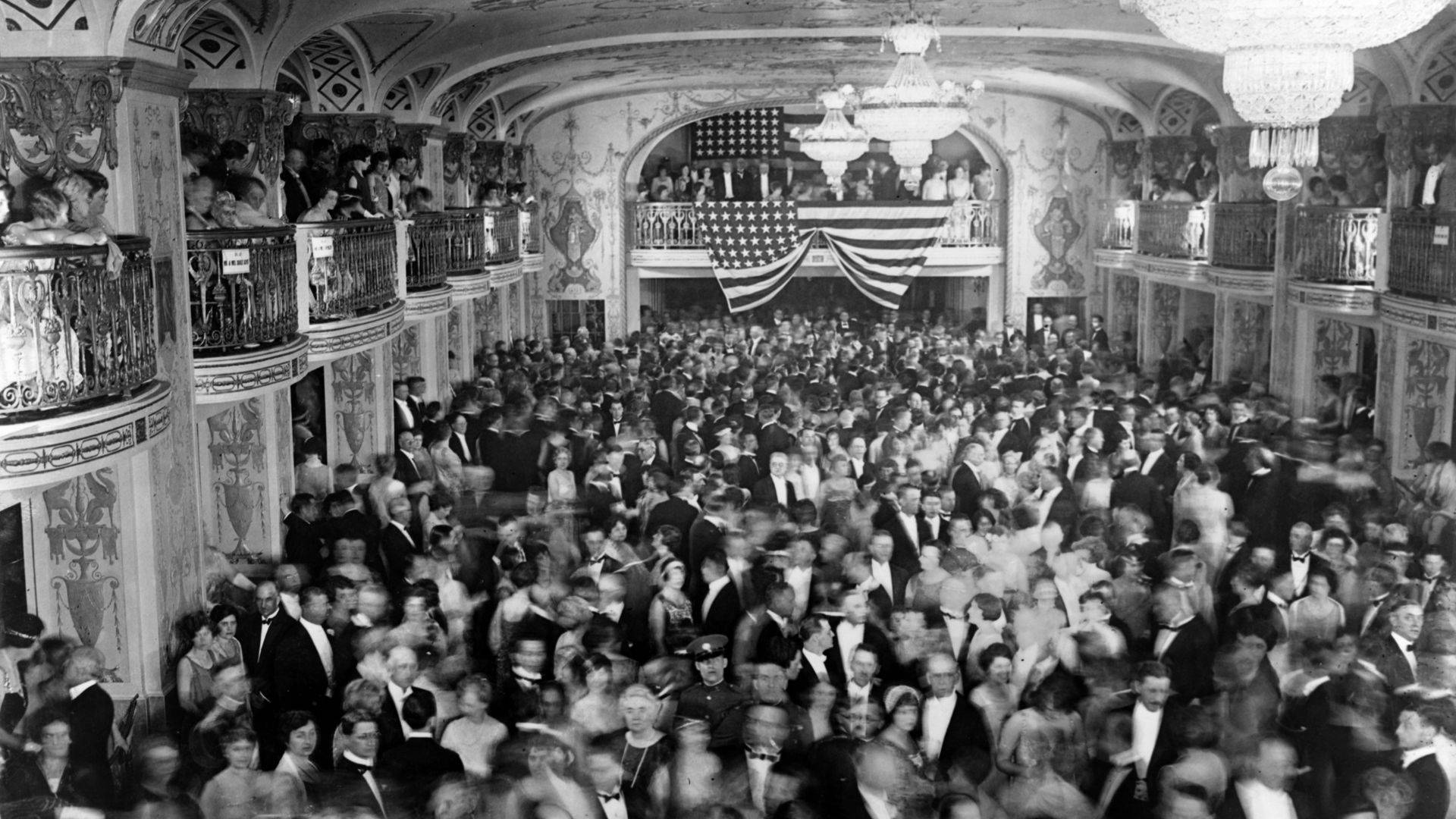 Inauguration Of Herbert Hoover Background