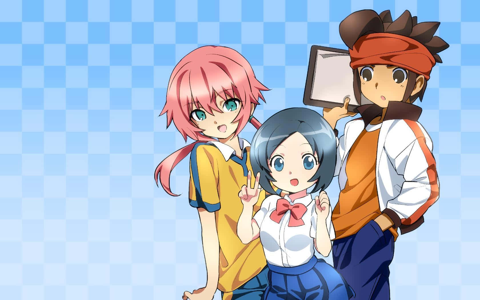 Inazuma_ Eleven_ Characters_ Posing Background