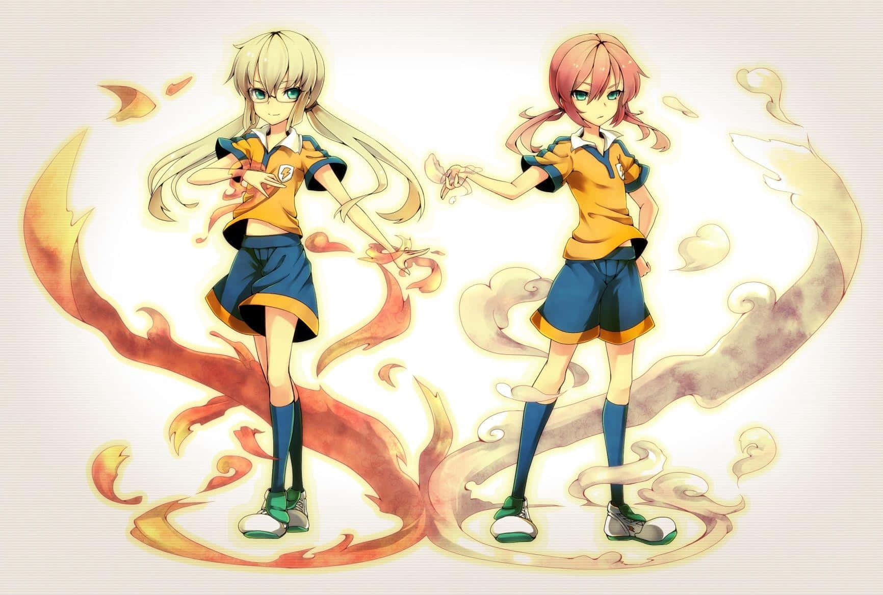 Inazuma Eleven Twin Flames Artwork Background