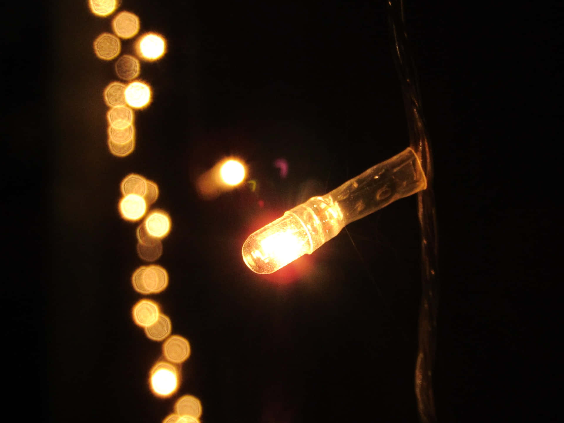 Incandescent Room Light Background