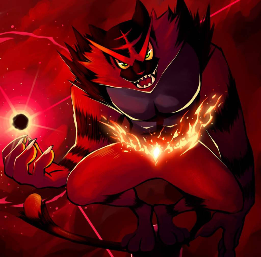 Incineroar Attack Background