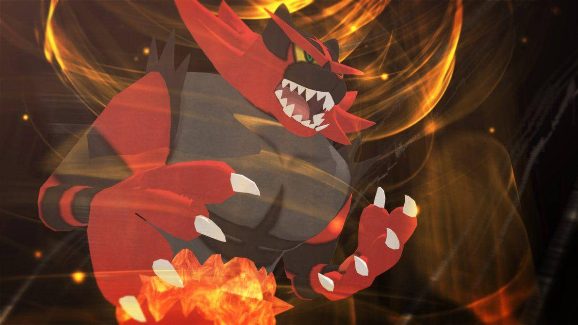 Incineroar Fireball