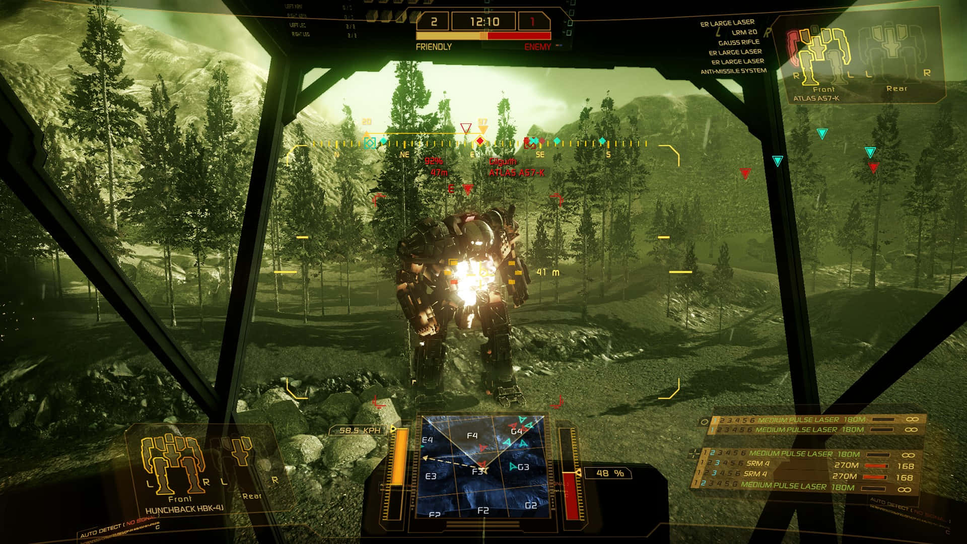 Incredible Battletech Action On A Battlefield
