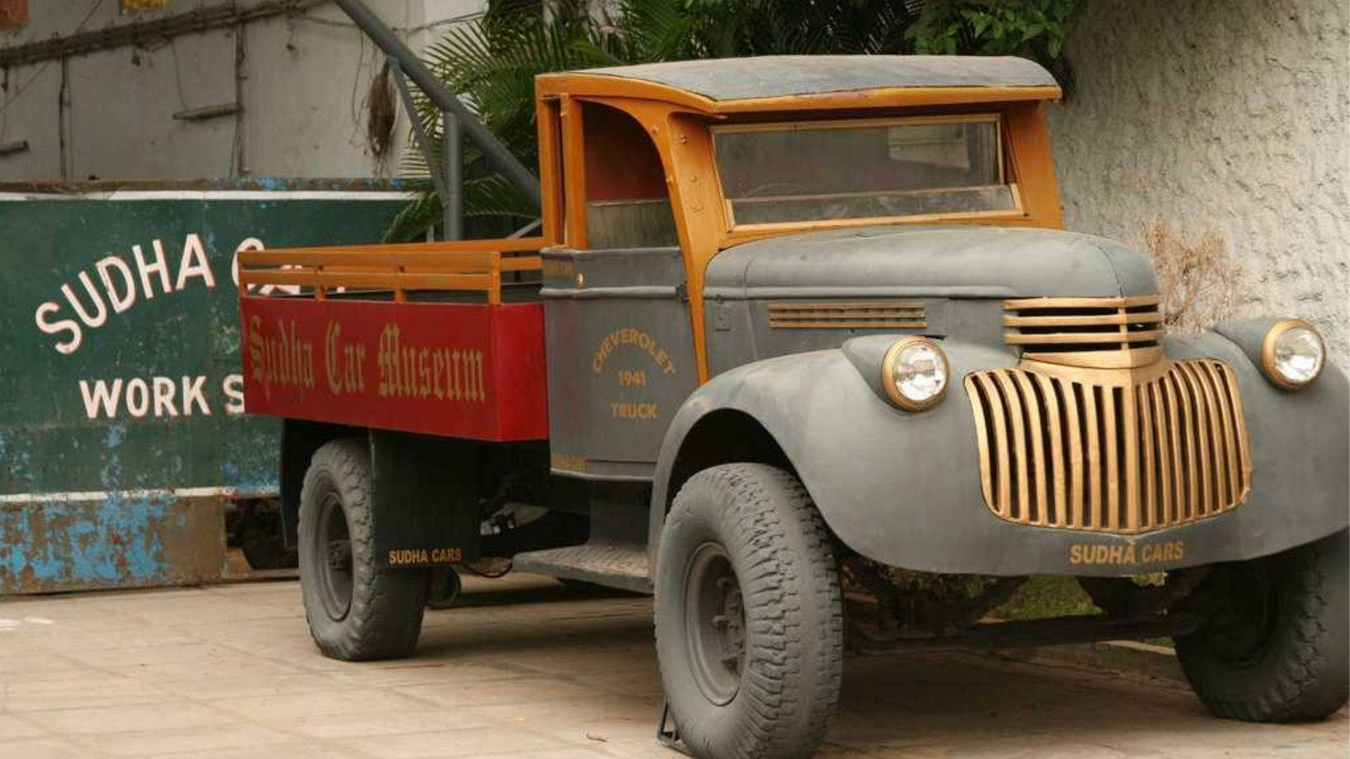 Incredible Collection At Sudha Car Museum, Hyderabad Background