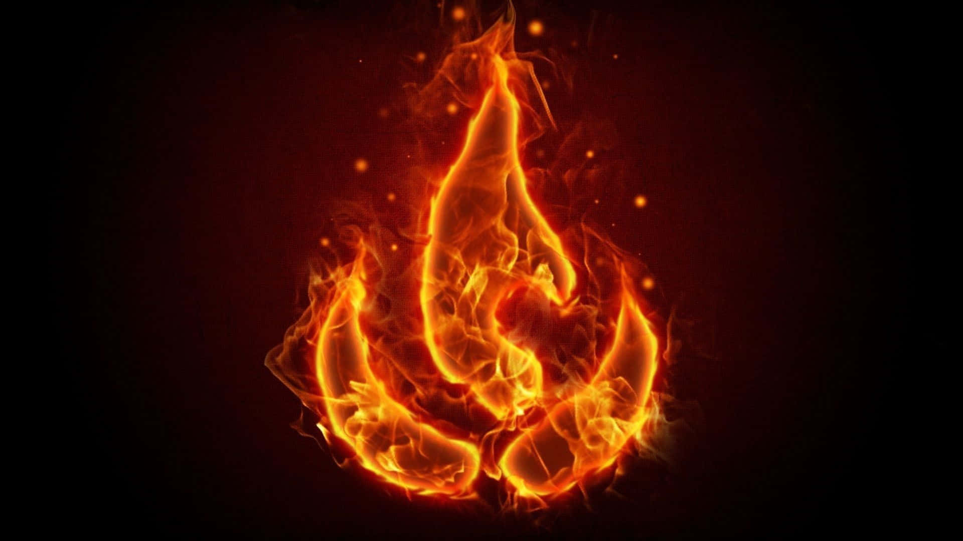 Incredible Cool Fire Background Background