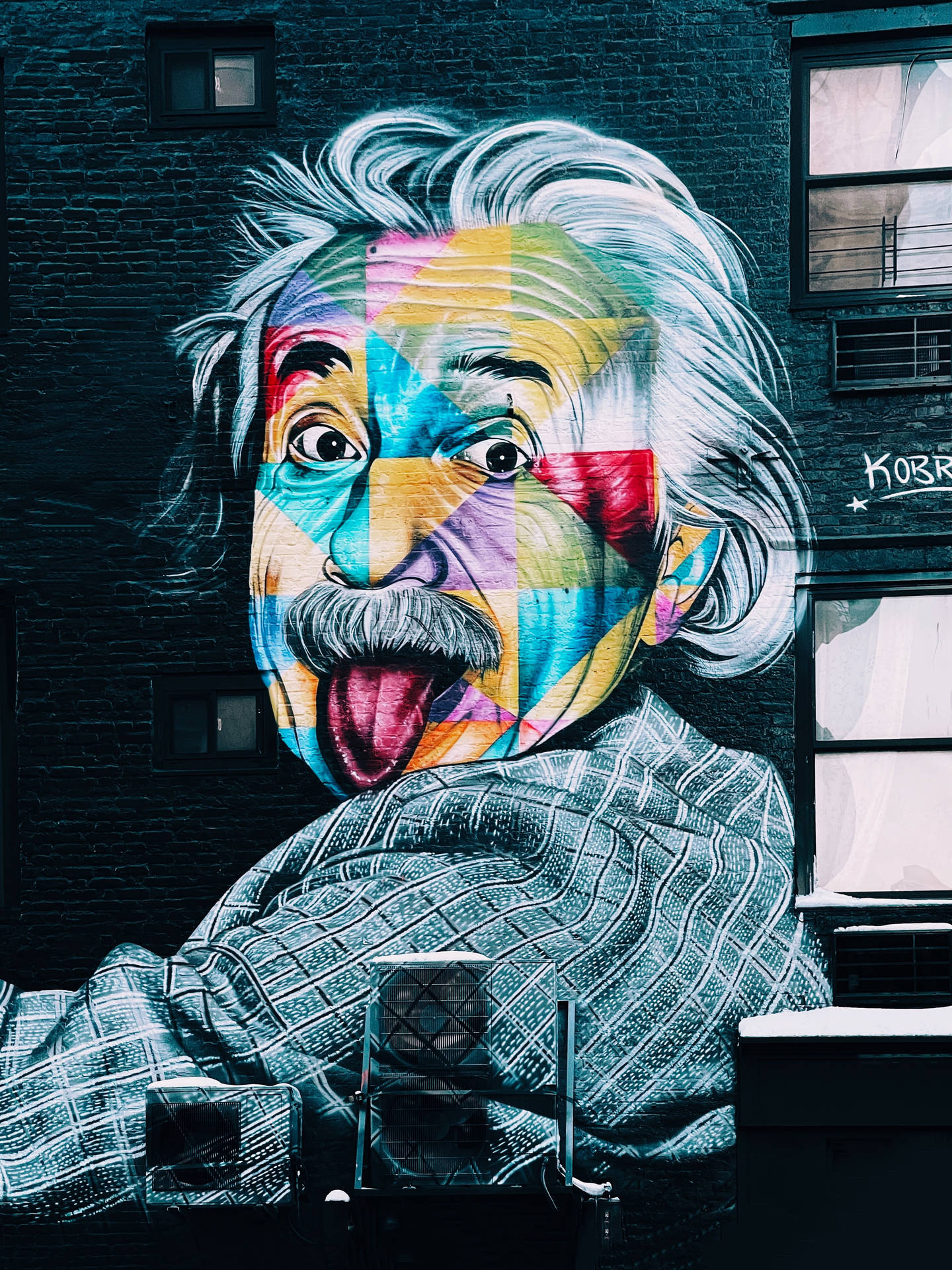 Incredible Hd Art Of Albert Einstein Background