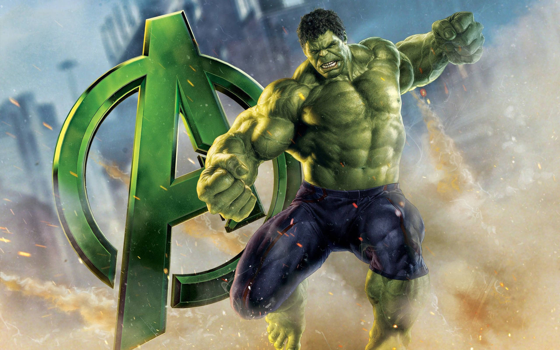 Incredible Hulk Avengers Logo