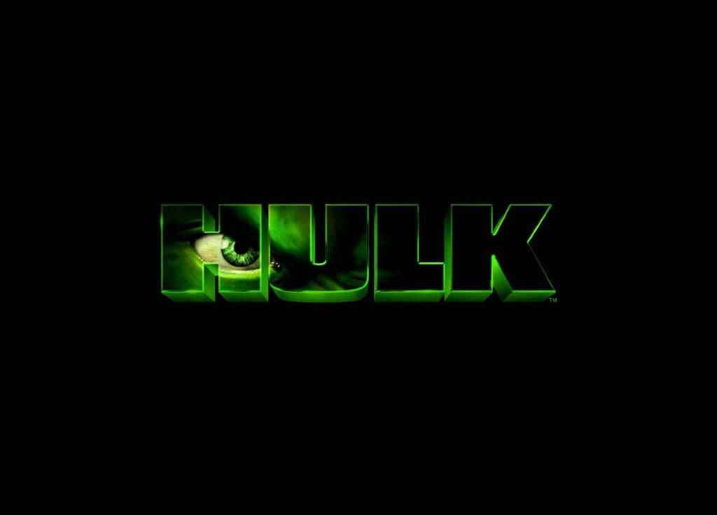 Incredible Hulk Eye Logo Background