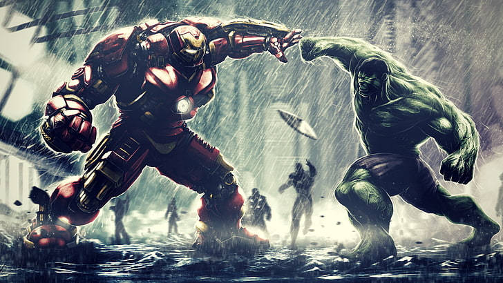 Incredible Hulk Iron Man Ultron Background
