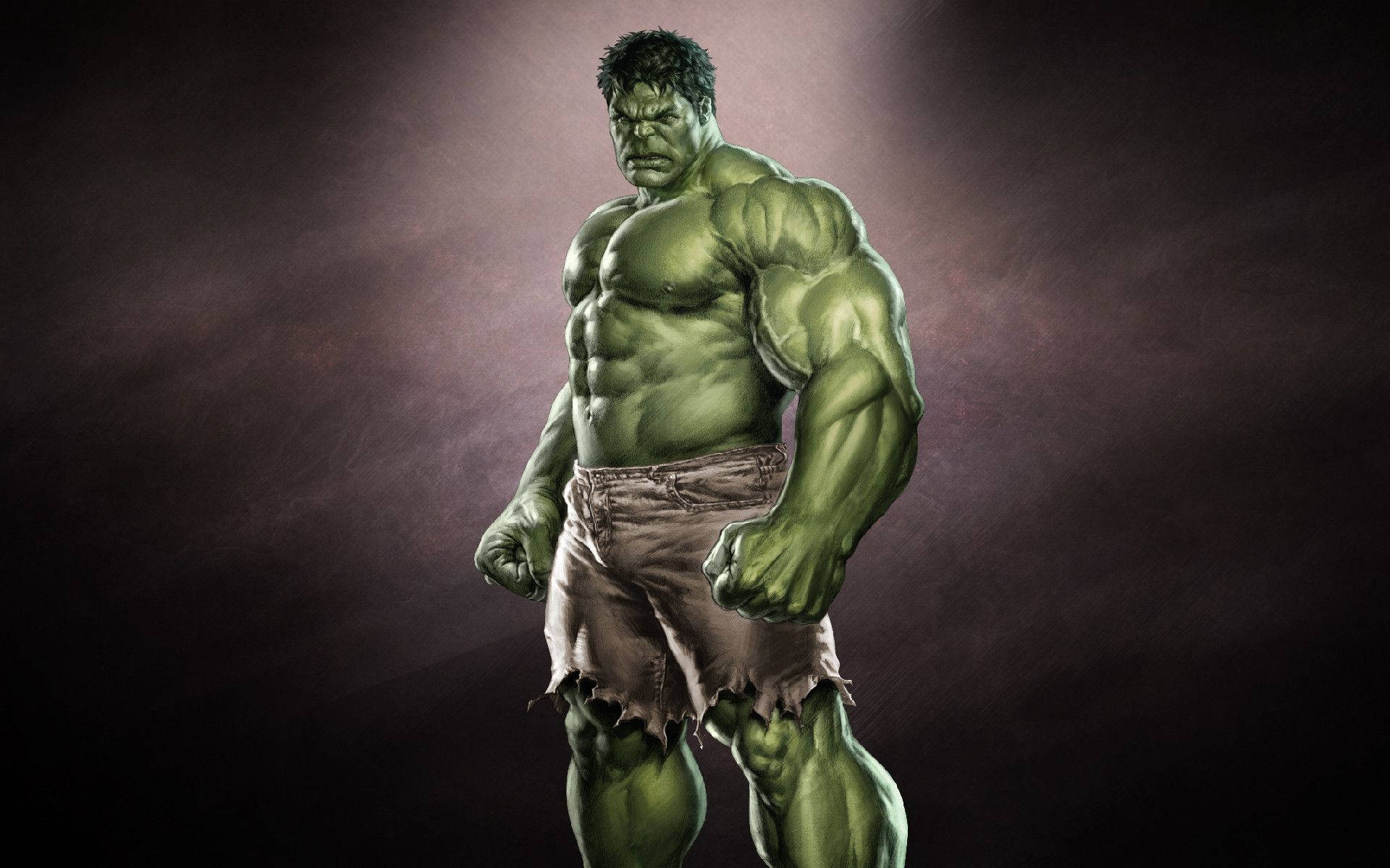 Incredible Hulk Sneering