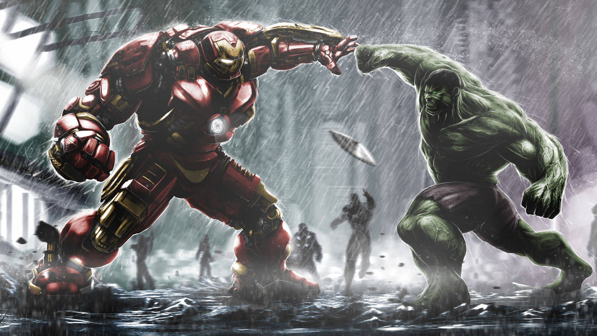 Incredible Hulk Versus Hulkbuster