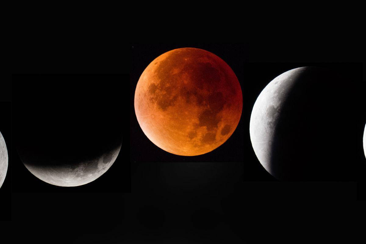 Incredible Lunar Eclipse Background