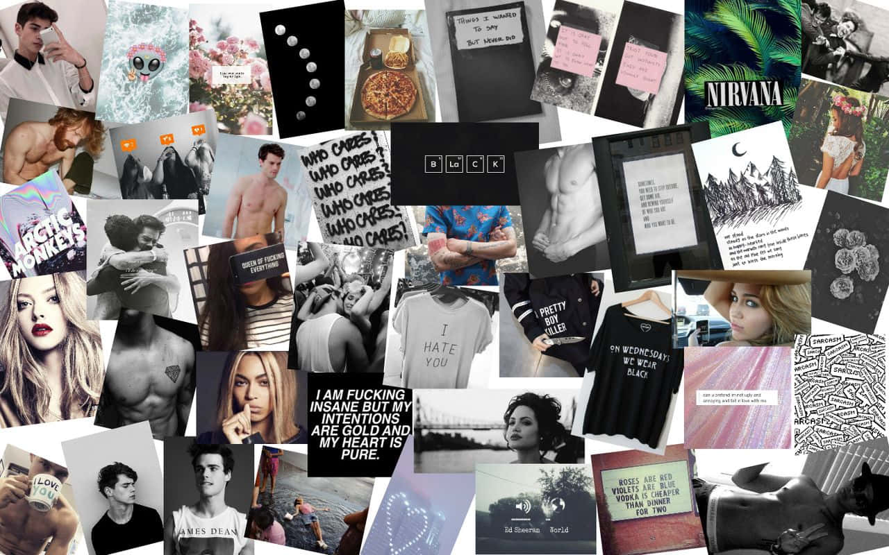 Incredible Macbook Collage, State-of-the-art Technology In Every Hand Background