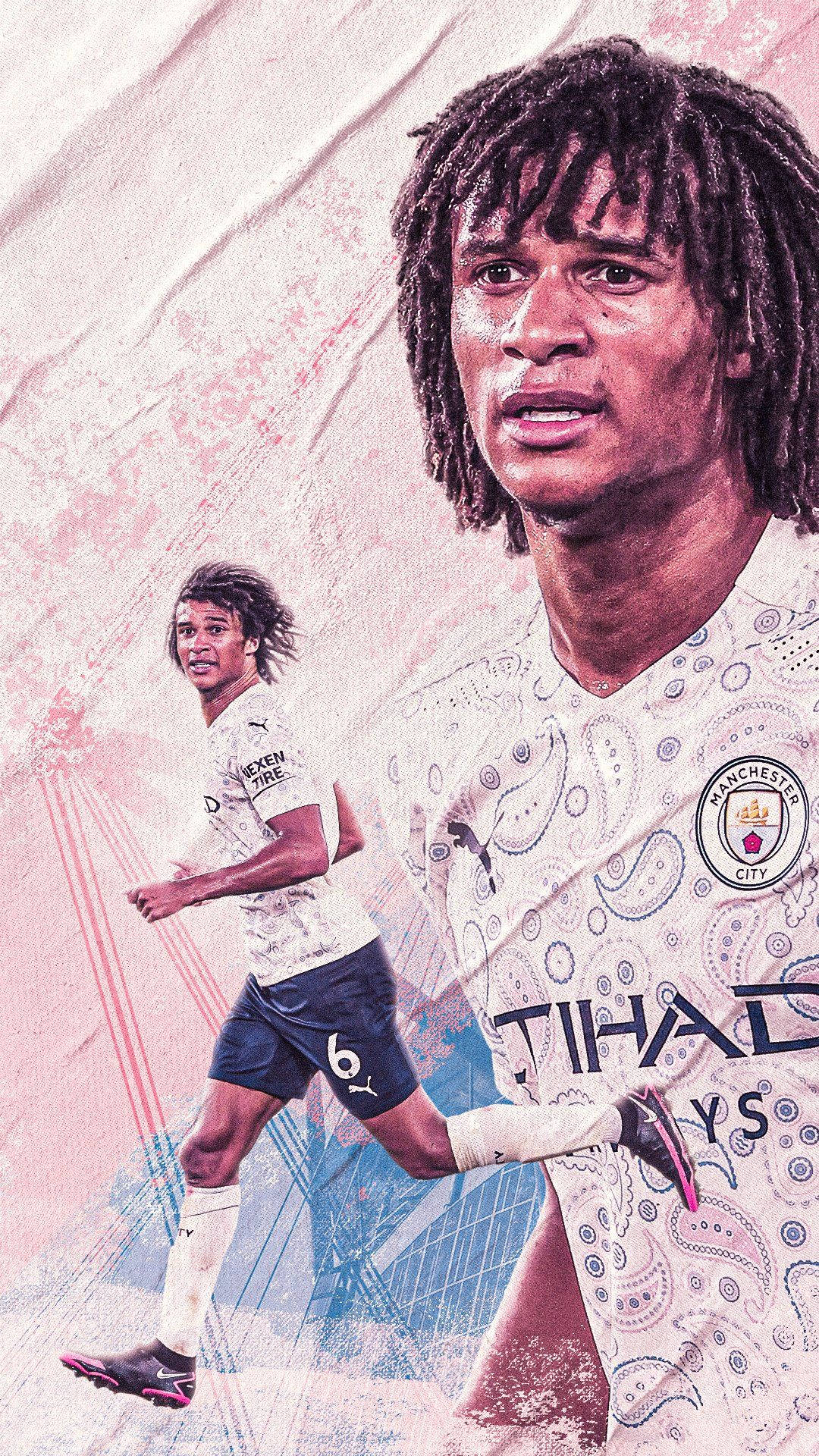 Incredible Nathan Ake Fan Art Background