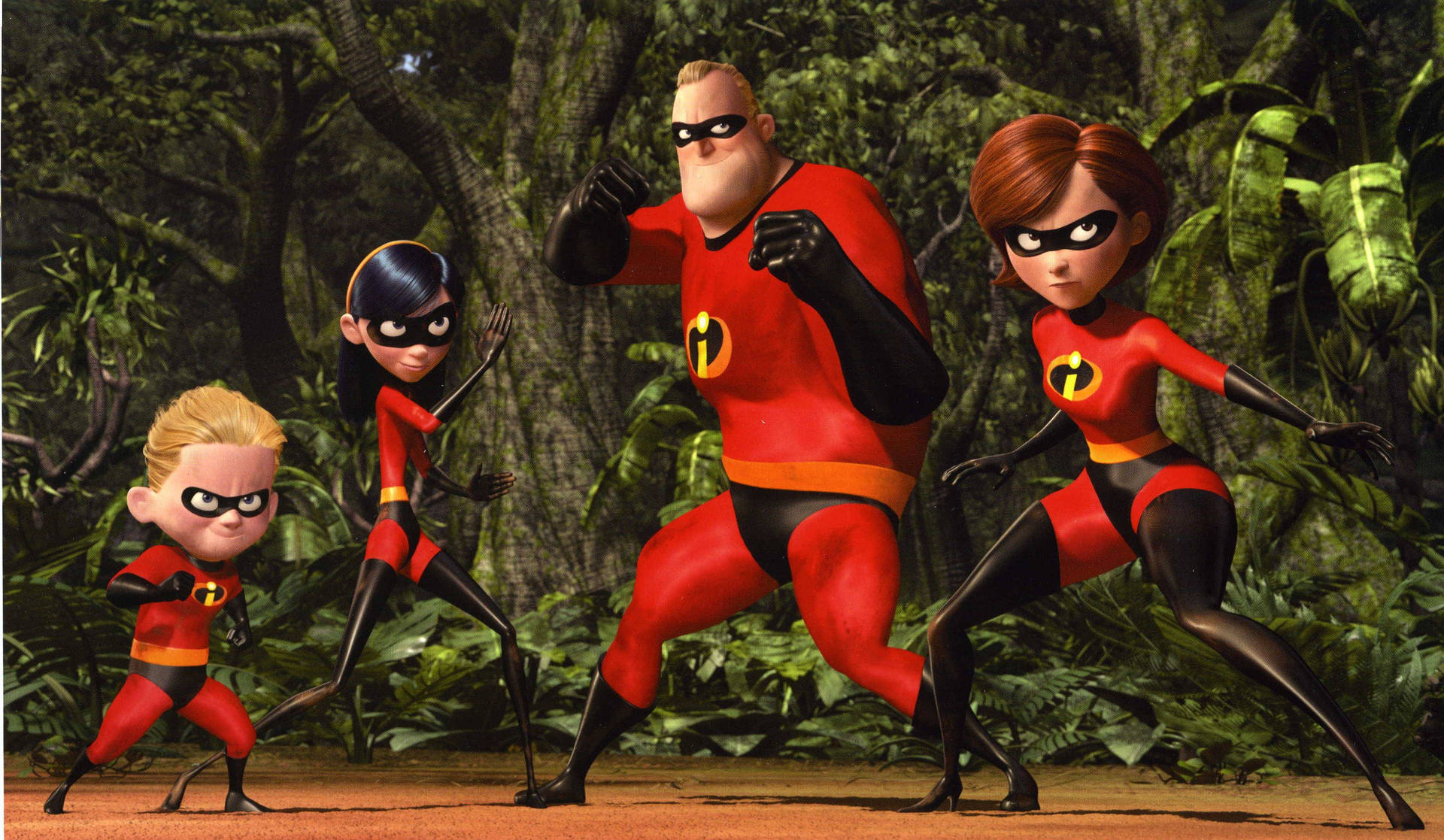 Incredibles 2 In The Woods Background