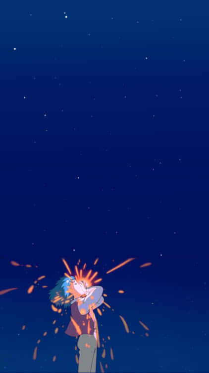 Indefinite Blobs Of Color Surrounding Howl Background