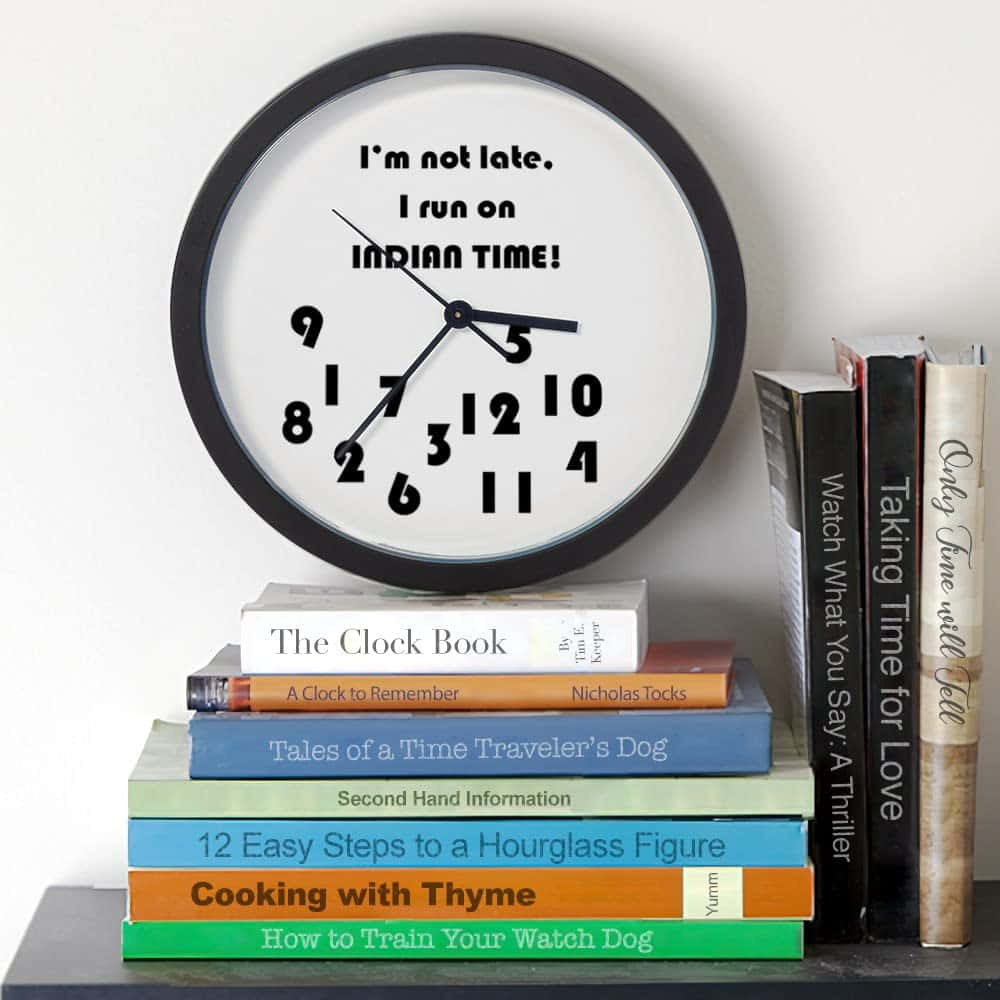 Indefinite Wall Clock Background