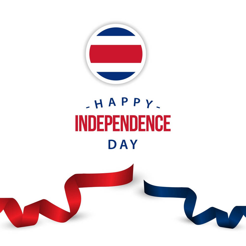 Independence Day Costa Rica Background