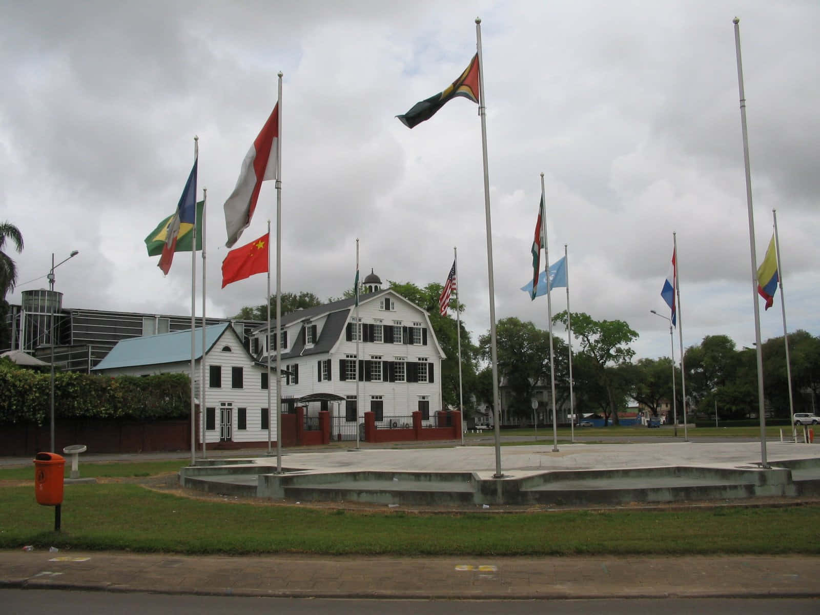 Independence Square Paramaribo Background