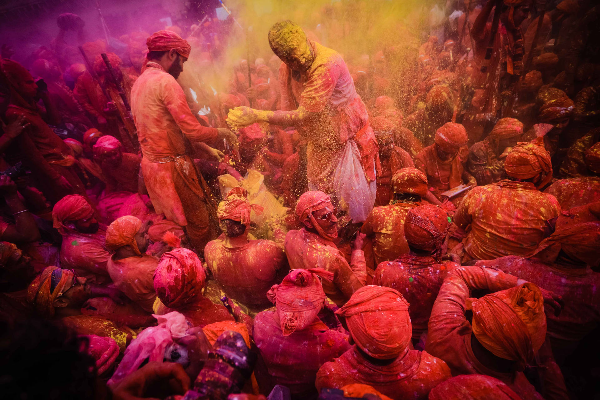 India Holi Celebration Background