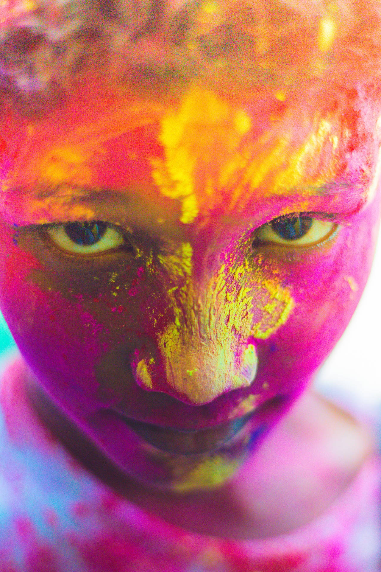 India Holi Portrait Background