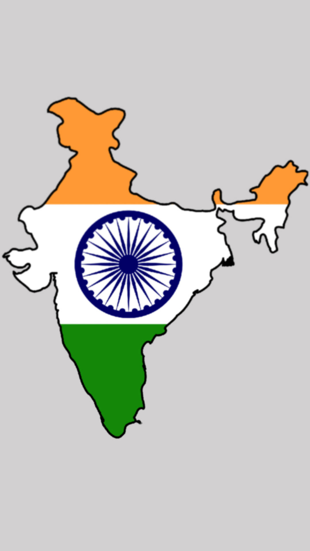 India Map Digital Drawing Background