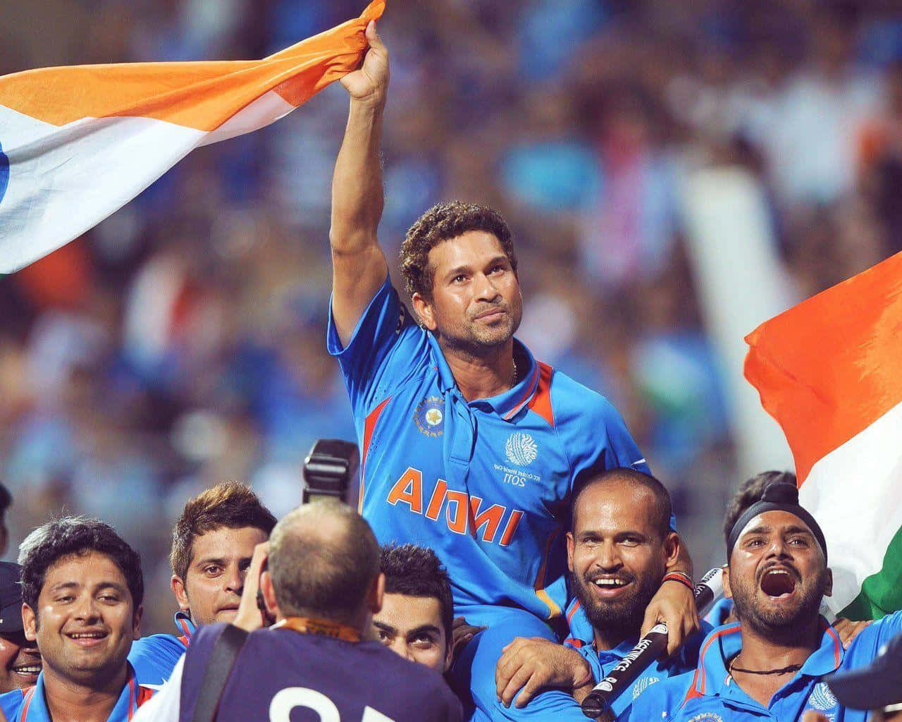 India's Cricket Legend, Sachin Tendulkar.