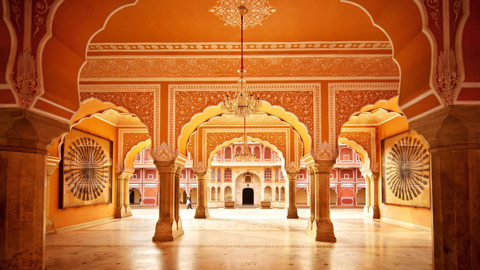 Indian Aesthetic Arches Background