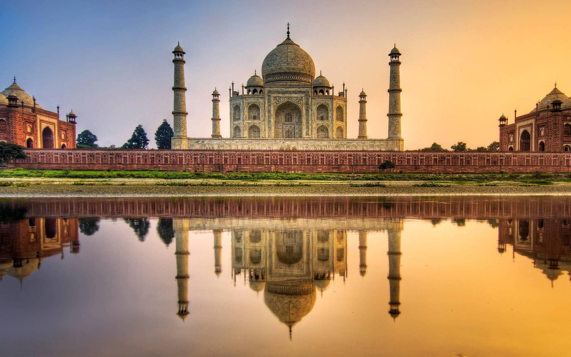 Indian Aesthetic Taj Mahal Background