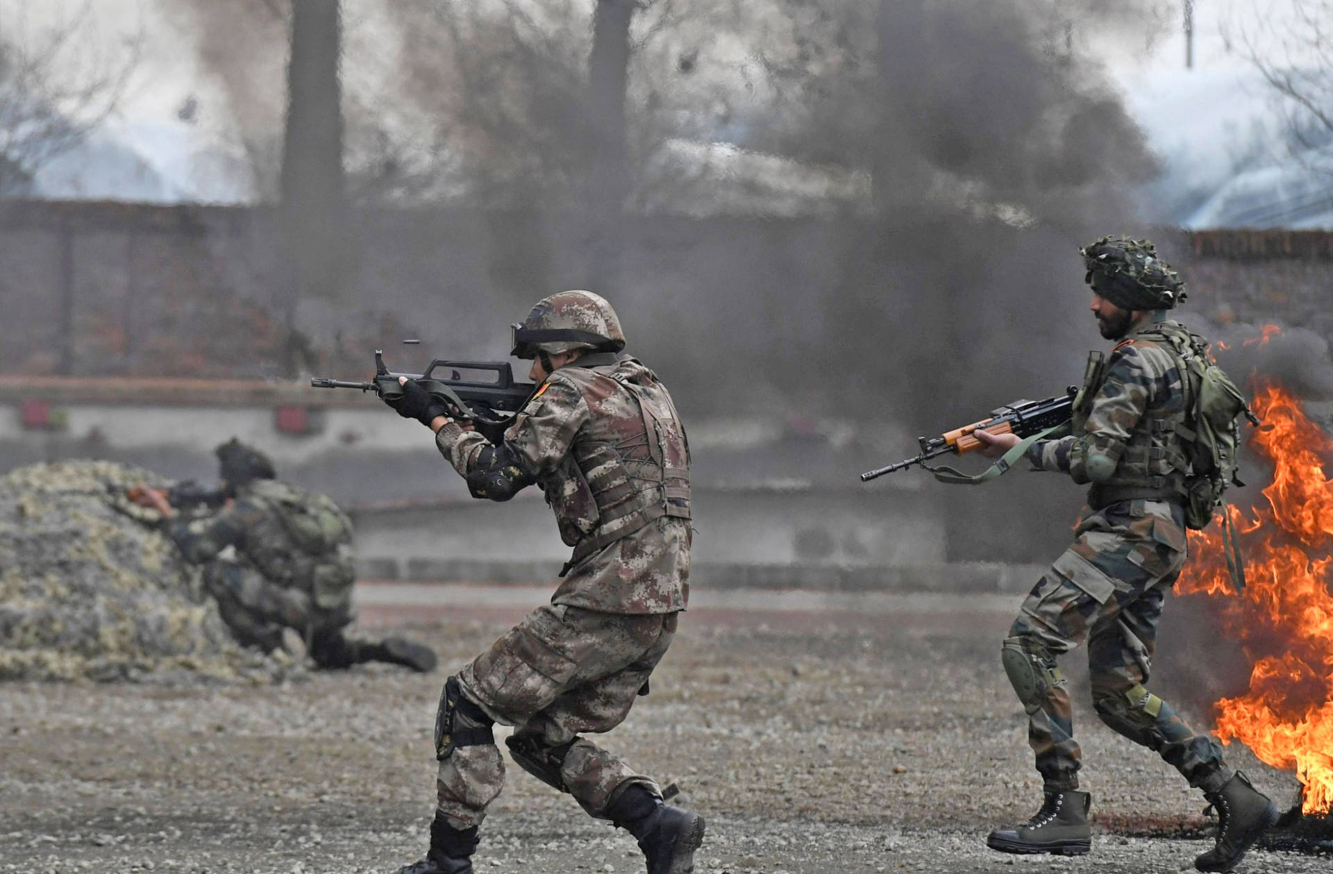 Indian Army In Action Background