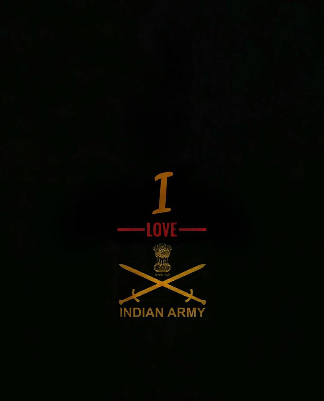 Indian Army Logo I Love Background