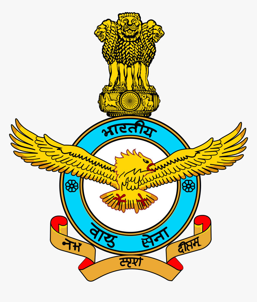 Indian Army Logo Sanskrit Blue Circle Background