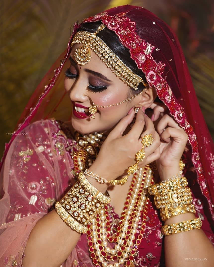 Indian Bridal Earrings Background