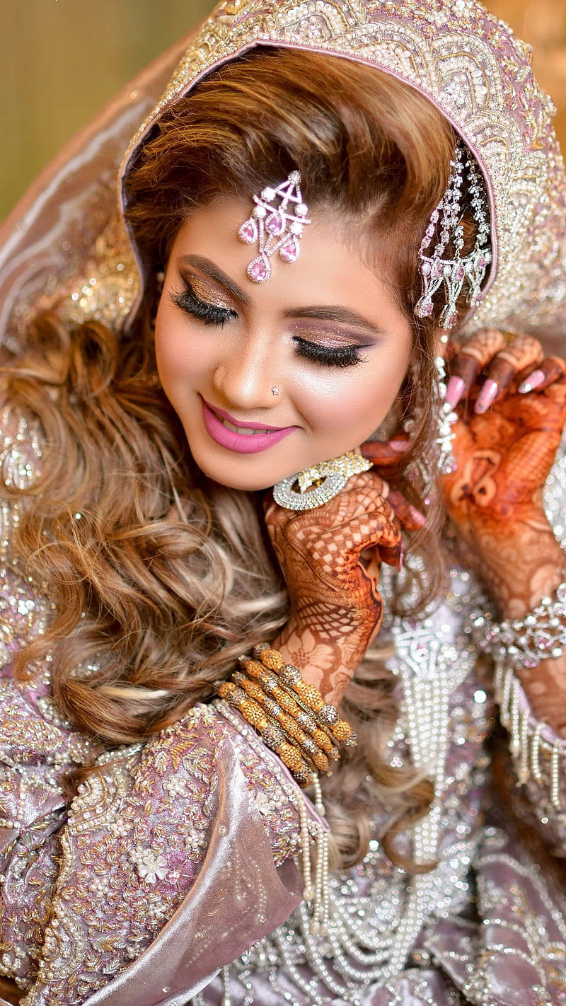 Indian Bridal Preparations Background