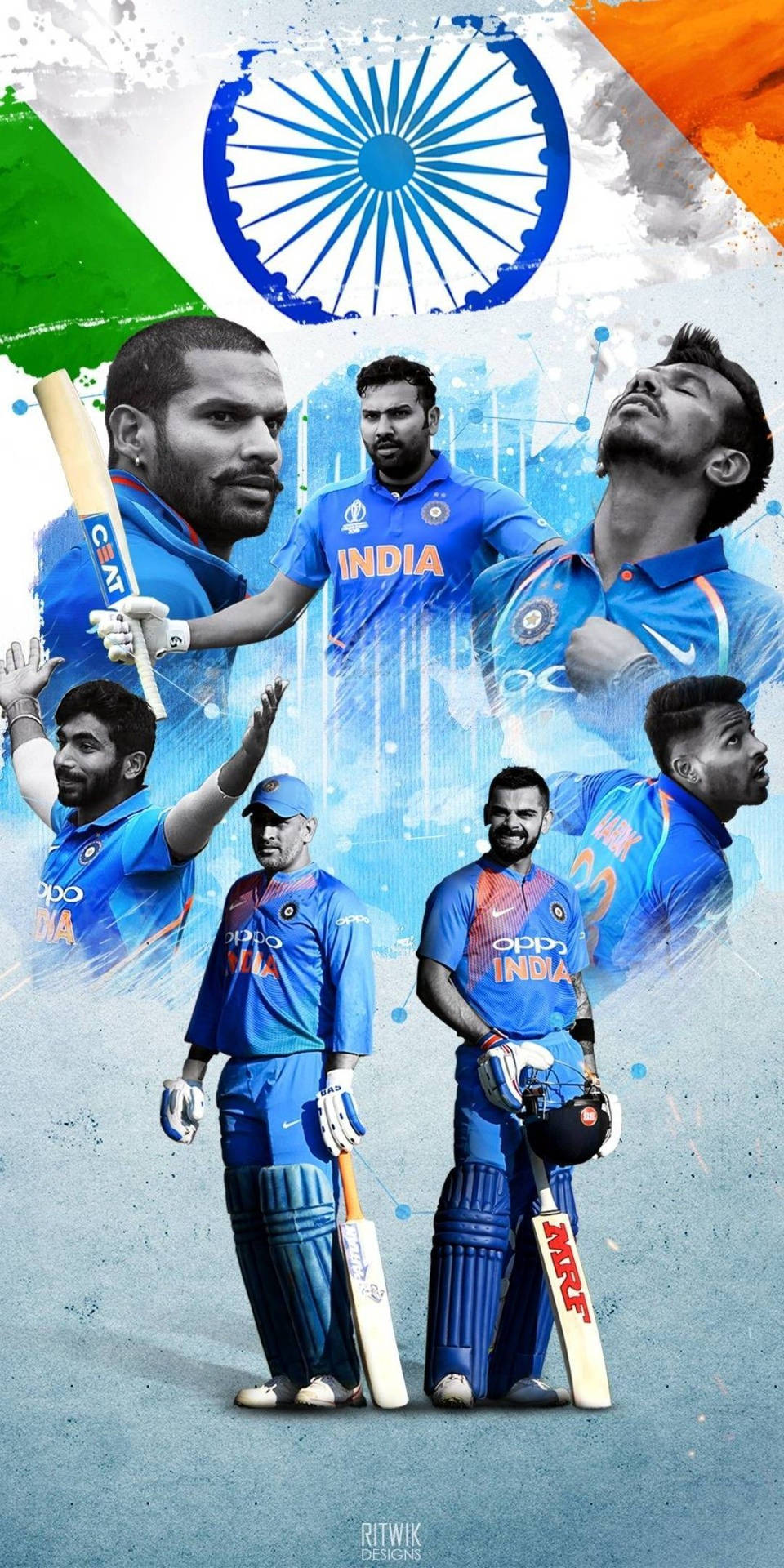 Indian Cricket Men's Baseball Team Background