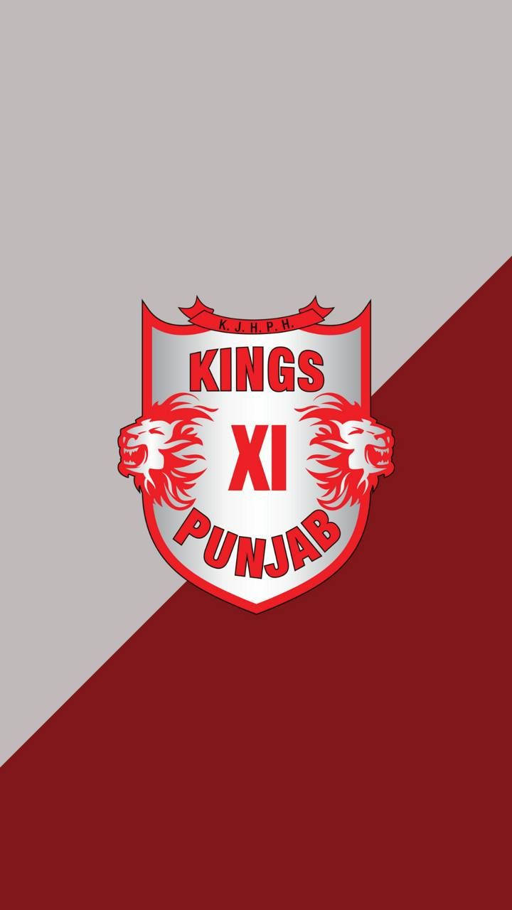 Indian Cricket Team Logo Punjab Kings Split Background