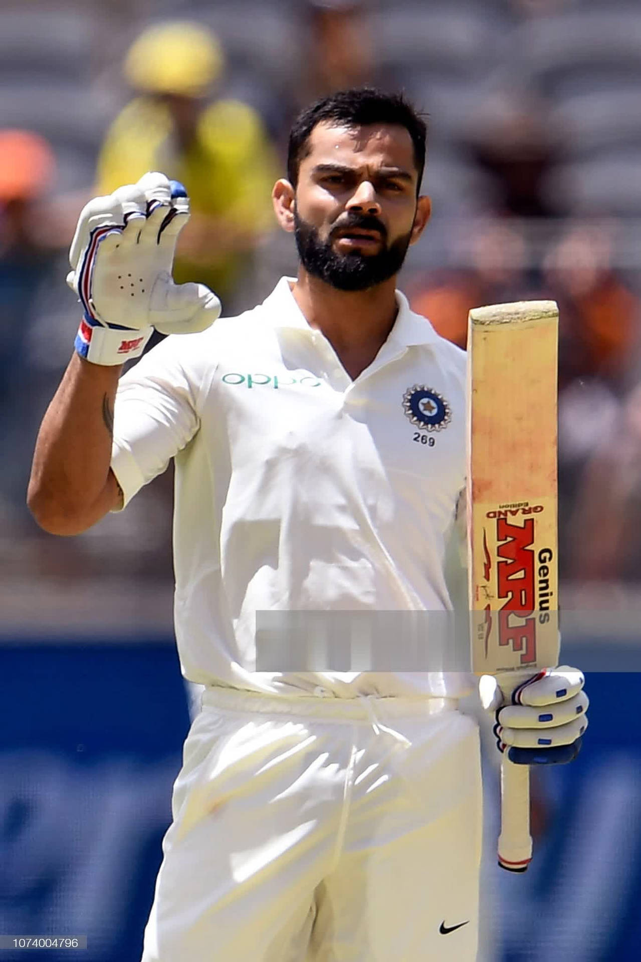 Indian Cricket Team Member In White Background