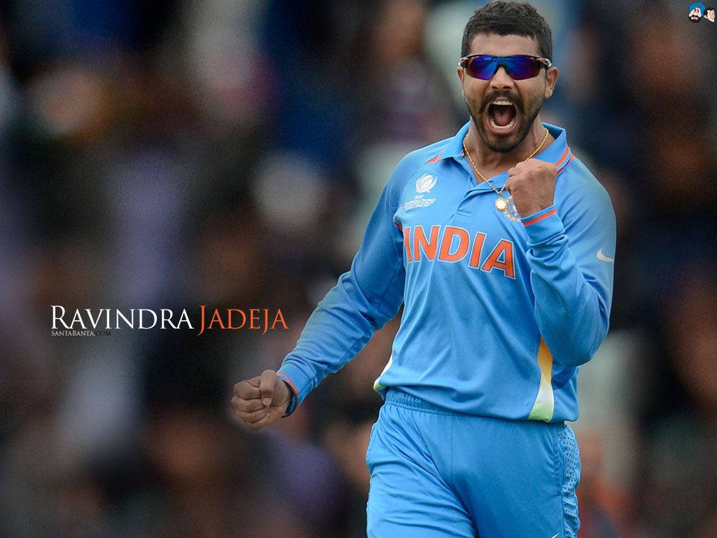 Indian Cricket Team Member Ravindra Jadeja Background