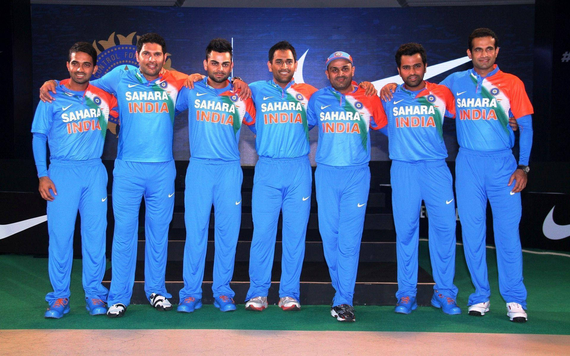 Indian Cricket Team Starting Players Background